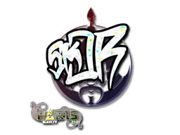 Sticker sk0R (Glitter) | Paris 2023 - Preço e onde comprar no CS2