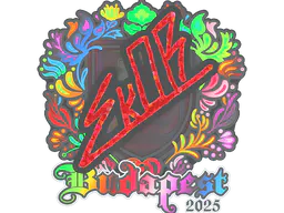 Sticker sk0R (Holo) | Budapest 2025 - Preço e onde comprar no CS2