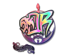 Sticker sk0R (Holo) | Paris 2023 - Preço e onde comprar no CS2