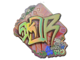 Sticker sk0R (Holo) | Rio 2022 - Preço e onde comprar no CS2