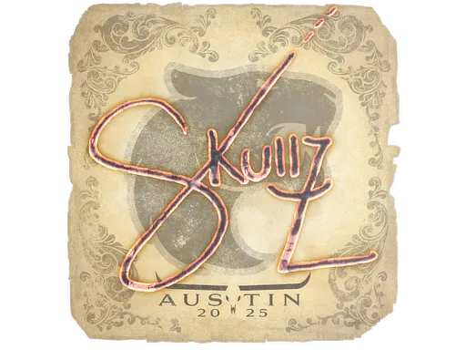 Sticker skullz | Austin 2025 - Preço e onde comprar no CS2