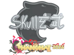 Sticker skullz | Shanghai 2024 - Preço e onde comprar no CS2