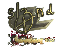 Sticker sl3nd (Gold) | Shanghai 2024 - Preço e onde comprar no CS2