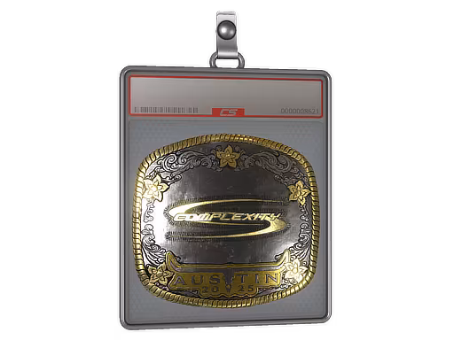 Sticker Slab Complexity Gaming (Gold) | Austin 2025 - Preço e onde comprar no CS2