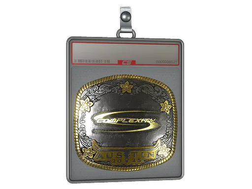Sticker Slab Complexity Gaming (Gold) | Austin 2025 - Preço e onde comprar no CS2