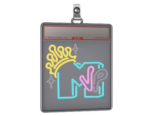 Sticker Slab Neon MVP (Lenticular) - Preço e onde comprar no CS2