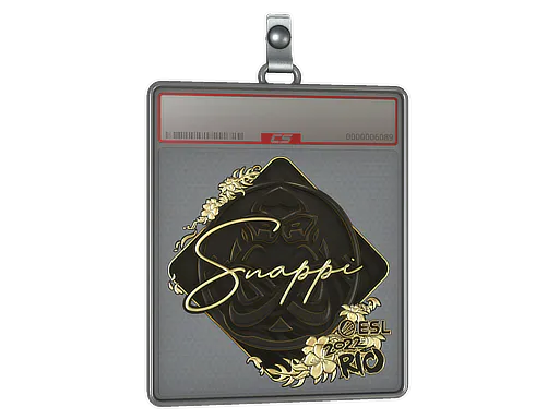 Sticker Slab Snappi (Gold) | Rio 2022 - Preço e onde comprar no CS2