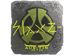 Sticker slaxz- (Foil) | Austin 2025 - Preço e onde comprar no CS2