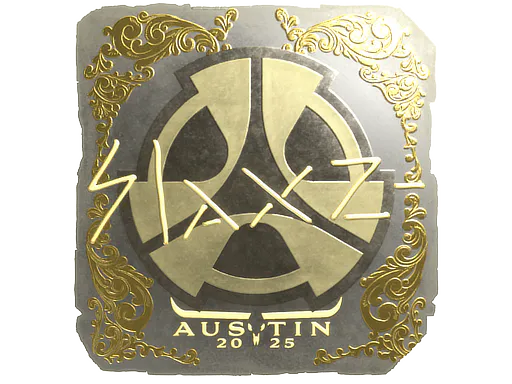 Sticker slaxz- (Gold) | Austin 2025 - Preço e onde comprar no CS2
