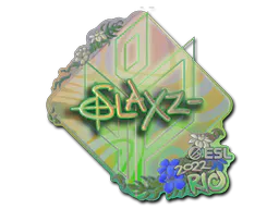 Sticker slaxz- (Holo) | Rio 2022 - Preço e onde comprar no CS2