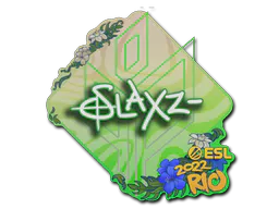 Sticker slaxz- | Rio 2022 - Preço e onde comprar no CS2