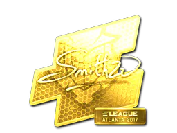 Sticker SmithZz (Gold) | Atlanta 2017 - Preço e onde comprar no CS2