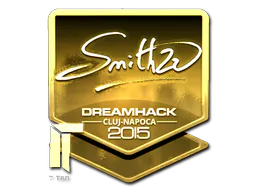Sticker SmithZz (Gold) | Cluj-Napoca 2015 - Preço e onde comprar no CS2