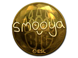 Sticker smooya (Gold) | Katowice 2019 - Preço e onde comprar no CS2