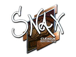 Sticker Snax (Foil) | Boston 2018 - Preço e onde comprar no CS2