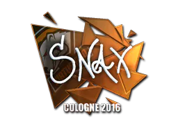 Sticker Snax (Foil) | Cologne 2016 - Preço e onde comprar no CS2