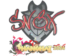 Sticker Snax (Glitter) | Shanghai 2024 - Preço e onde comprar no CS2