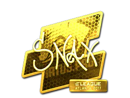 Sticker Snax (Gold) | Atlanta 2017 - Preço e onde comprar no CS2