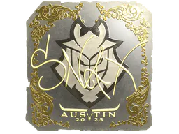 Sticker Snax (Gold) | Austin 2025 - Preço e onde comprar no CS2
