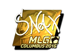 Sticker Snax (Gold) | MLG Columbus 2016 - Preço e onde comprar no CS2