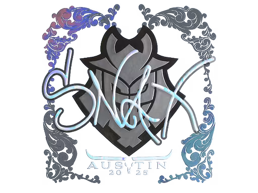 Sticker Snax (Holo) | Austin 2025 - Preço e onde comprar no CS2