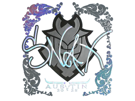 Sticker Snax (Holo) | Austin 2025 - Preço e onde comprar no CS2