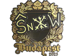 Sticker snow (Gold) | Budapest 2025 - Preço e onde comprar no CS2