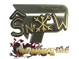 Sticker snow (Gold) | Shanghai 2024 - Preço e onde comprar no CS2