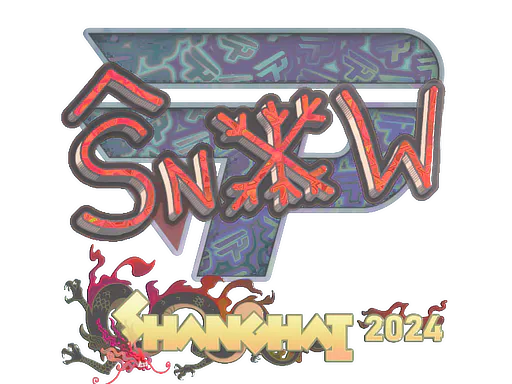 Sticker snow (Holo) | Shanghai 2024 - Preço e onde comprar no CS2