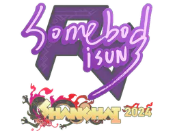 Sticker somebody | Shanghai 2024 - Preço e onde comprar no CS2