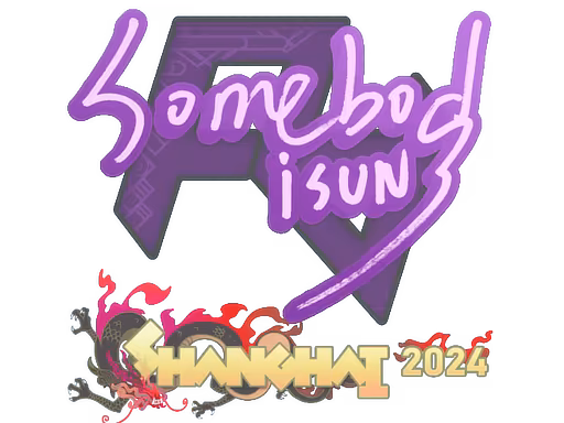 Sticker somebody | Shanghai 2024 - Preço e onde comprar no CS2