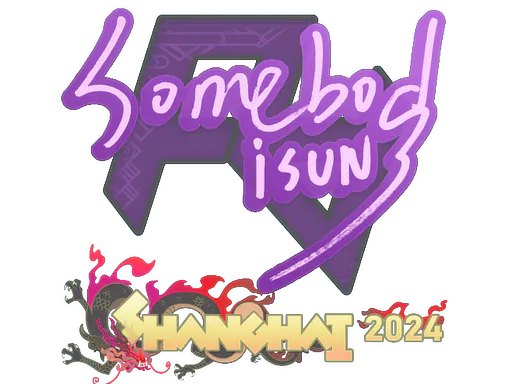 Sticker somebody | Shanghai 2024 - Preço e onde comprar no CS2