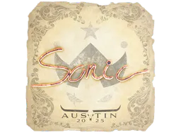Sticker Sonic | Austin 2025 - Preço e onde comprar no CS2