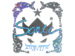 Sticker Sonic (Holo) | Austin 2025 - Preço e onde comprar no CS2