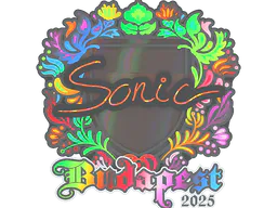 Sticker Sonic (Holo) | Budapest 2025 - Preço e onde comprar no CS2