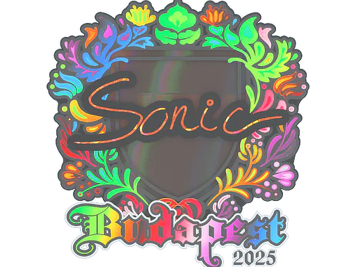 Sticker Sonic (Holo) | Budapest 2025 - Preço e onde comprar no CS2
