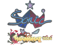 Sticker Sonic (Holo) | Shanghai 2024 - Preço e onde comprar no CS2