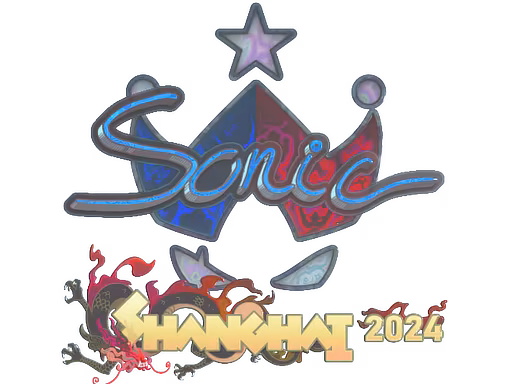 Sticker Sonic (Holo) | Shanghai 2024 - Preço e onde comprar no CS2