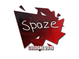 Sticker spaze | Cologne 2016 - Preço e onde comprar no CS2