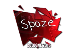 Sticker spaze (Foil) | Cologne 2016 - Preço e onde comprar no CS2