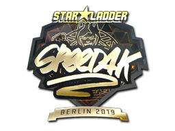 Sticker speed4k (Gold) | Berlin 2019 - Preço e onde comprar no CS2