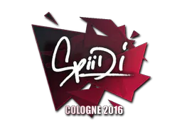 Sticker Spiidi | Cologne 2016 - Preço e onde comprar no CS2