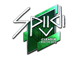 Sticker Spiidi (Foil) | Boston 2018 - Preço e onde comprar no CS2