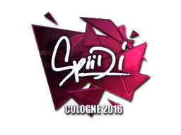 Sticker Spiidi (Foil) | Cologne 2016 - Preço e onde comprar no CS2