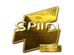 Sticker Spiidi (Gold) | Atlanta 2017 - Preço e onde comprar no CS2