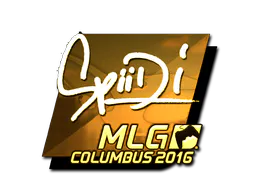 Sticker Spiidi (Gold) | MLG Columbus 2016 - Preço e onde comprar no CS2