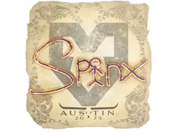 Sticker Spinx | Austin 2025 - Preço e onde comprar no CS2