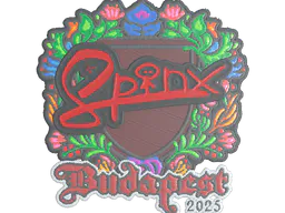 Sticker Spinx (Embroidered) | Budapest 2025 - Preço e onde comprar no CS2