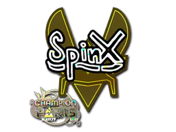 Sticker Spinx (Glitter, Champion) | Paris 2023 - Preço e onde comprar no CS2