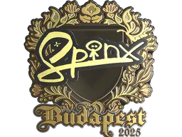 Sticker Spinx (Gold) | Budapest 2025 - Preço e onde comprar no CS2